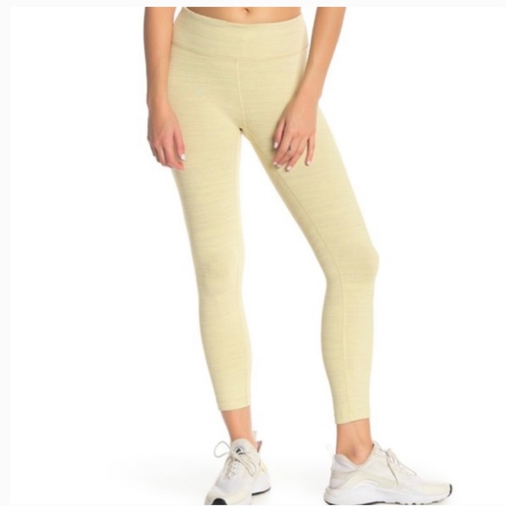 Outdoor Voices Tech Sweat 7/8 legging Heathered Yellow Size Medium